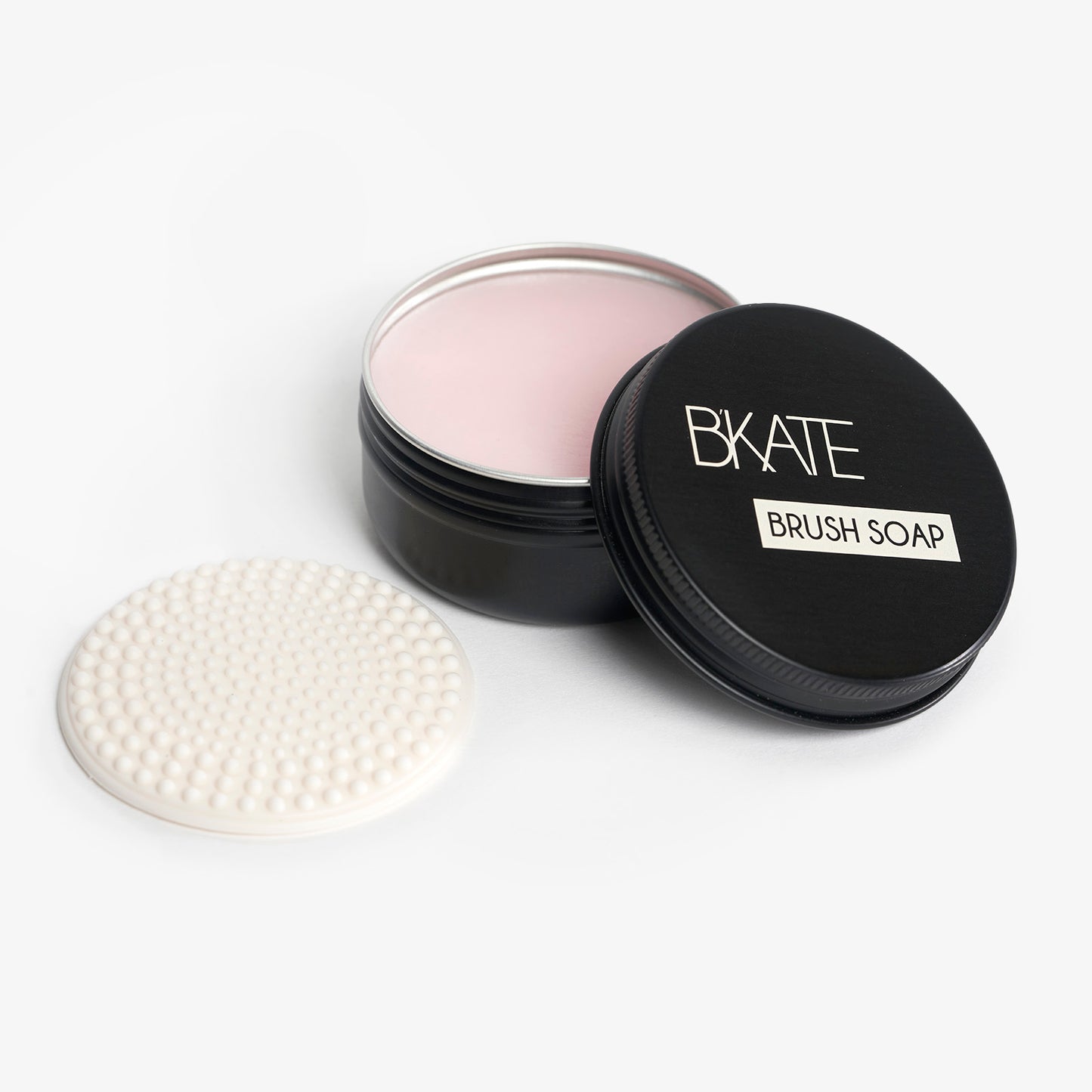 B'KATE Brush Soap – Product Texture Image - Gentle Makeup Brush Cleanser for Hygienic Brow Tools