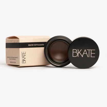 B'KATE Cosmetics Brow Dip Pomade Brunette – Vegan Brow Pomade to Sculpt and Define with Ease