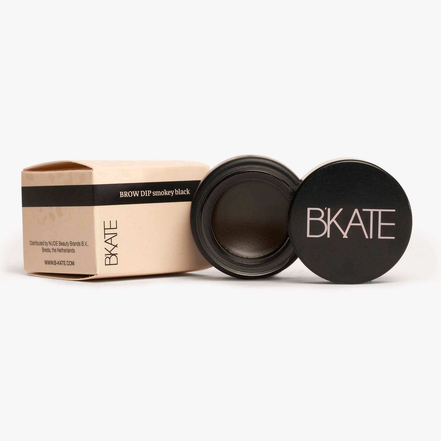 B'KATE Cosmetics Brow Dip Pomade Smokey Black – Vegan Brow Pomade to Sculpt and Define with Ease