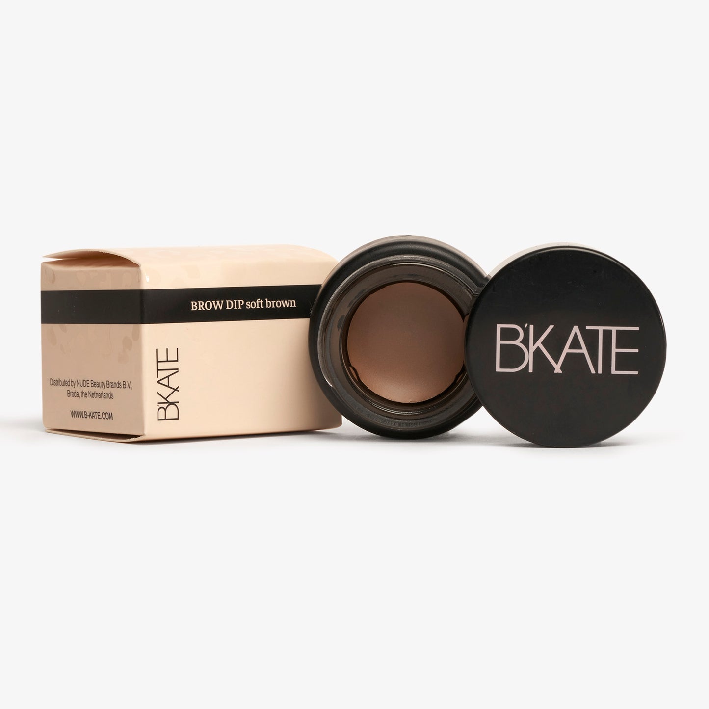 B'KATE Cosmetics Brow Dip Pomade Soft Brown – Vegan Brow Pomade to Sculpt and Define with Ease